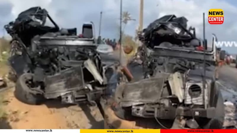 Watch : Matara Defender-lorry collision death toll rises to 2, five injured